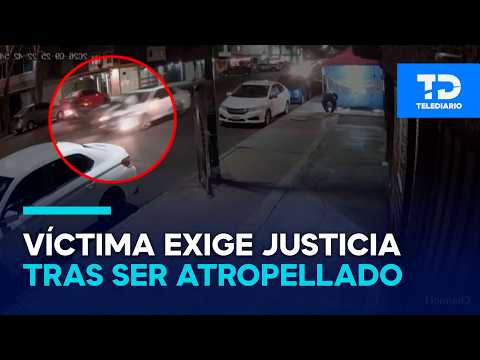 Víctima relata cómo fue arrastrado por automovilista en Coyoacán; pide justicia