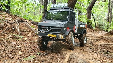 1/10 RC CAR Unimog Rally 4x4 | CFX-W | Trail Run | JKRC