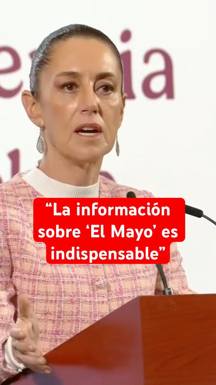 Sheinbaum exigirá información sobre ‘El Mayo’ cuando Trump tome posesión #shorts