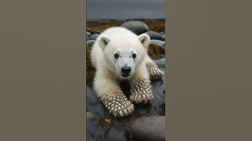 Rescue Team Saves Polar Bear Cub Covered in Millions of Barnacles🐻‍❄️ #animals #rescue #whitetiger
