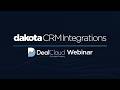 CRM Integrations - DealCloud Webinar