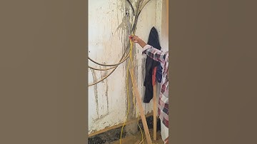 electrical wire khinche #construction #pipeconnector  #pipelining #viralvideo #construction