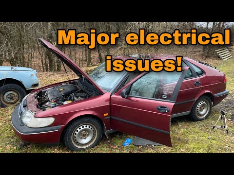 My Cheap SAAB has MAJOR Electrical Issues! Let's Try to Fix Them With Junkyard Parts