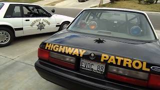 California Highway Patrol Mustang (restored)