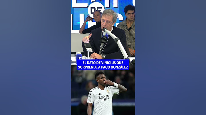 Este dato de Vinicius JR ha sorprendido a Paco González