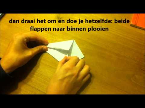 Betere Origami zwaan vouwen - YouTube OS-51