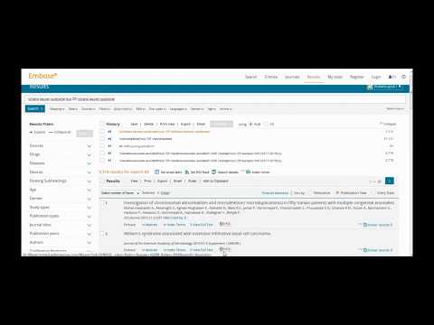 How to retrieve full-texts using Embase