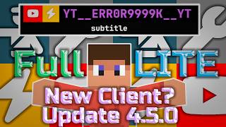 🚀Version 4.5.0 / New Client💫 #FFRRCC