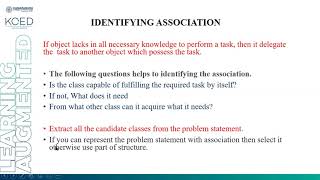 Identifying the object relationship attribute and Method Part1