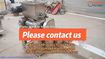 Mini soap making machine line for 50-150kg to laundry and toilet #mini soap machine