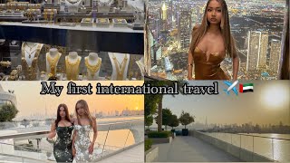 VLOG: my first international travel ~ Going travel to Dubai - UAE to meet Leila