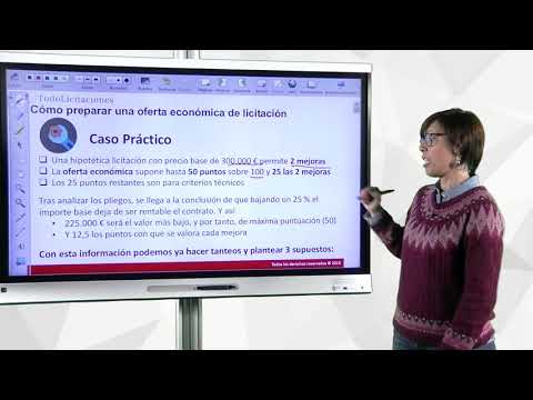 Preparar Una Oferta Economica De Licitacion De Servicios Y Suministros