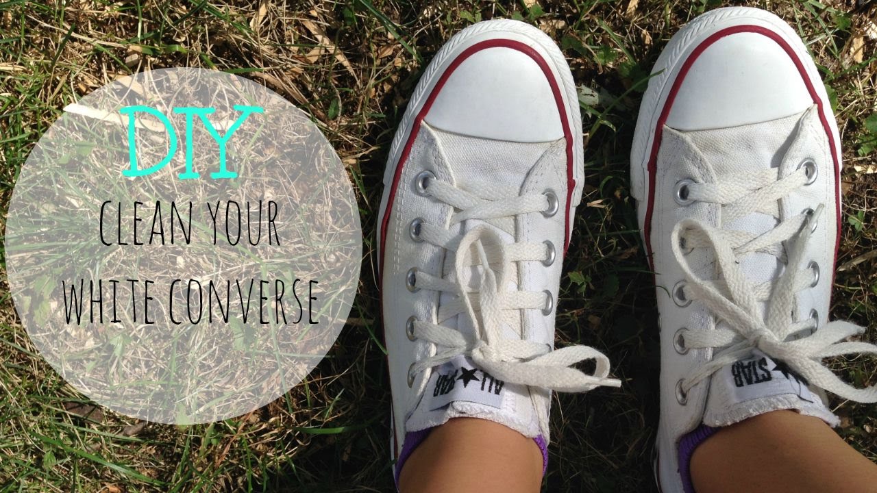 DIY Clean Your White Converse - YouTube