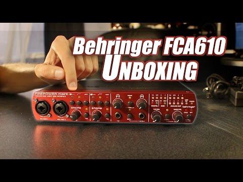 Audio Interface Unboxing: Behringer Firepower FCA610