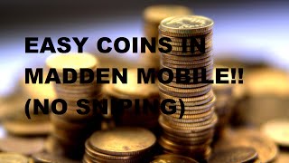 Madden Mobile How-Tos | How To Make Coins Without Sniping!!! screenshot 5