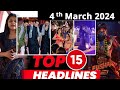 Top 15 big news of bollywood  4thmarch 2024  shahrukh khan gauri anantradhika