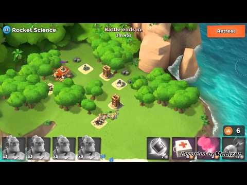 Boom beach tips & tricks - rocket science lvl 13