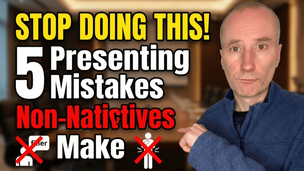 “Non-Native Speakers: Stop Doing These 5 Things on Stage”