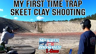 I GO TRAP SKEET CLAY TARGET SHOOTING FOR THE 1ST TIME ON MY 6TH TRIP TO CALVERTON SHOTGUN RANGE 2021