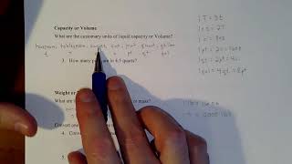The US Customary System of Measurement - Part 1