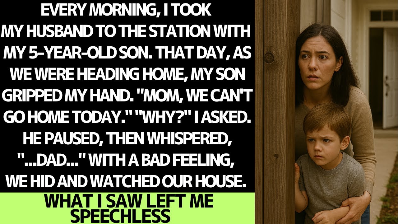 The day my son wouldn't let me go home.