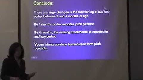Laurel Trainor - Musical origins: Processing temporal and spectral patterns in infancy