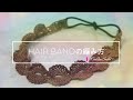 【かぎ針編み】おしゃれなヘアバンドの編み方♪繰り返し編むだけ簡単☆