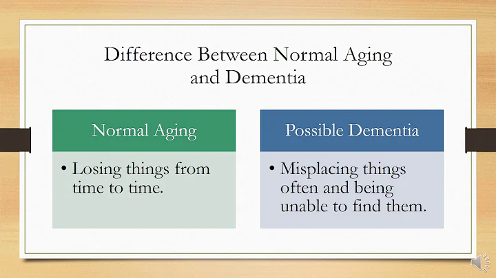 Normal Versus Abnormal Memory Aging