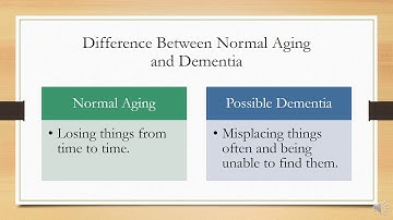 Normal Versus Abnormal Memory Aging