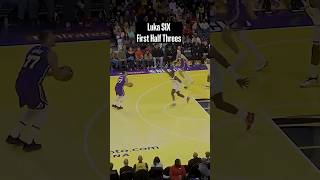 Six Threes From Luka In Only Two Quarters