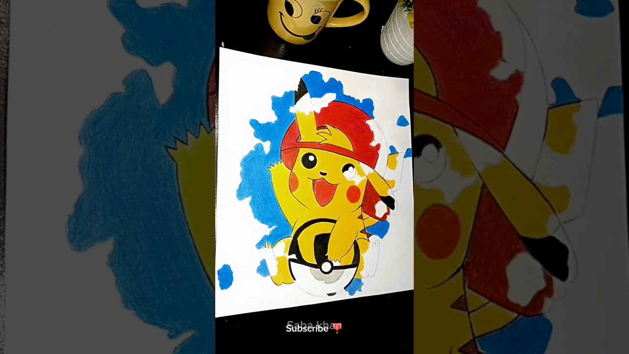 Drawing Pikachu 😍 ✨ Pencil ShaVinG ArT ✨ 