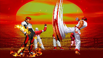 [KOF Mugen] Iori Yagami Team vs Kim Kaphwan Team