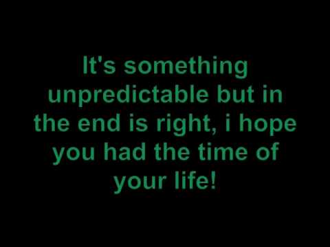 Green day   Time of your life with lyrics