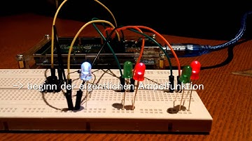 simple Ampelsteuerung mit 2 simulierten Ampeln (Arduino)
