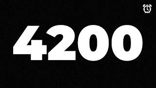 4200 Seconds Countdown Timer (01:10:00) | 70 Minute Deep Focus Timer | Clean 1080p 60FPS | HOW TO