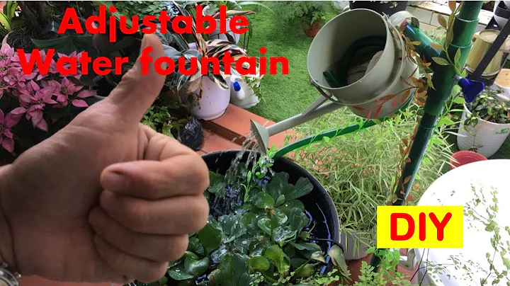 How to make an adjustable Water Fountain/DIY/STEM education examples