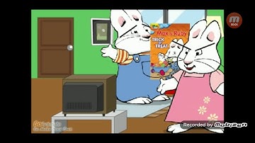 max slaps ruby/drops max and ruby trick or treat on dvd at the floor/grounded