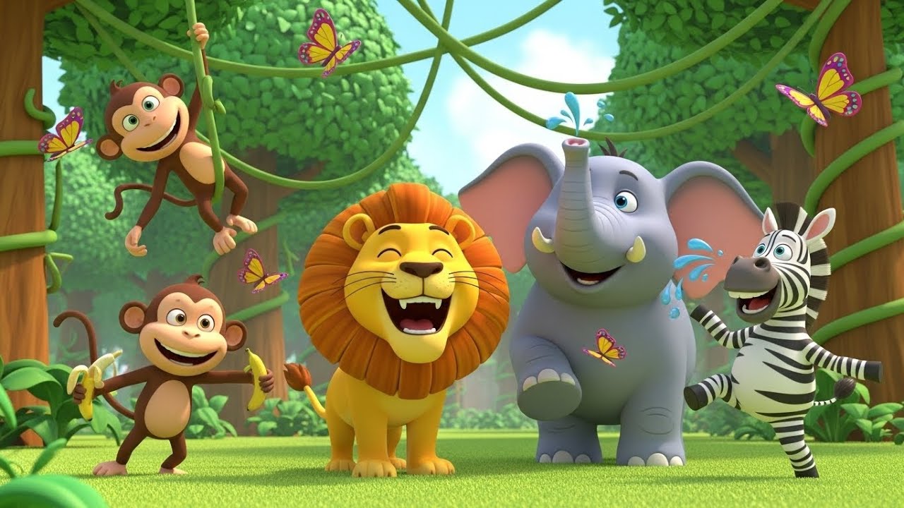 Animal Friends Shape Song for Kids | Shapes Song, Learning Song & Nursery Rhymes 🐶🐰🔺🎶