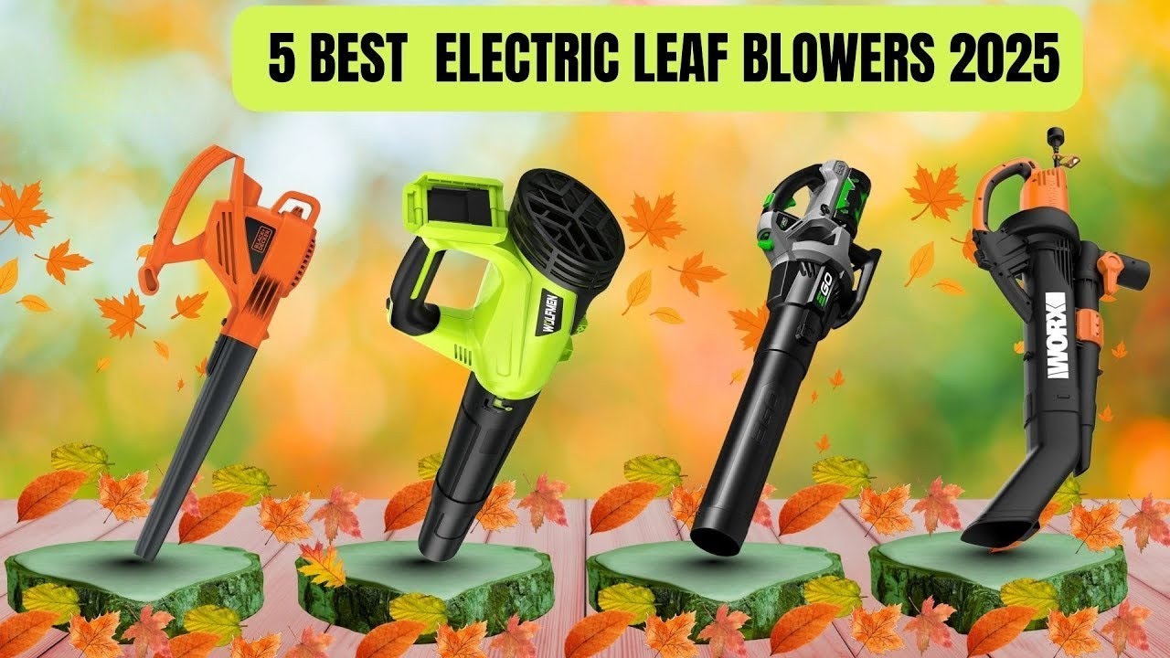 5 BEST Electric Leaf Blowers (2024) - Corded & Cordless Review
