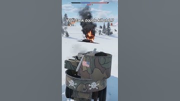 WWI tank double kill at 6.7 #warthunder #shorts