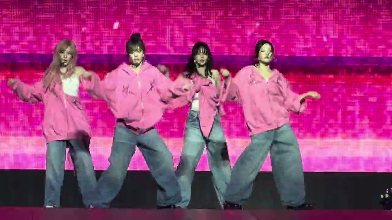 [4K] 250208 aespa 에스파 - Pink Hoodie || SYNK: PARALLEL LINE CHARLOTTE || 4K60fps