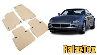 Maserati 4200 Coupe & Spyder Velour Mats - 20+ Colors & Logo