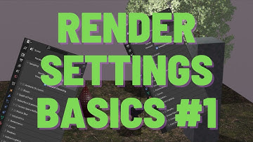 Blender Render Settings #1 - Eevee