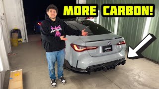 BMW M4 G82 Gets Carbon Fiber Diffuser, Sideskirts and MORE!