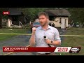 'We heard it': Belmont house destroyed in explosion, fire; 1 person taken to hospital