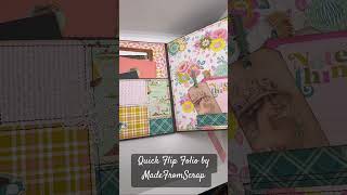 Come Checkout this Quick Flip Folio- FREE TUTORIAL on my channel. #folio #photoalbum #scrapbuster
