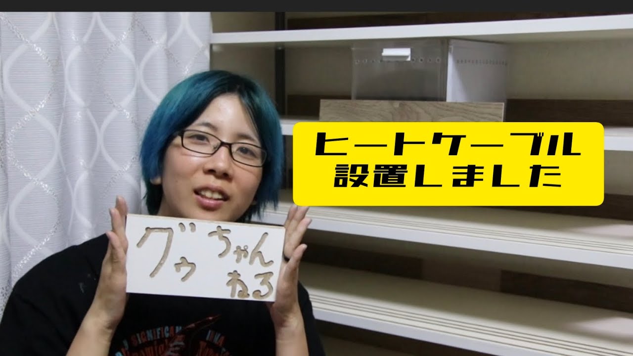 ヒートケーブル設置しました！ - YouTube