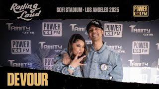 Backstage At Rolling Loud California 2025 With Devour