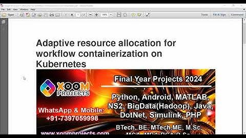 Adaptive resource allocation for workflow containerization on Kubernetes