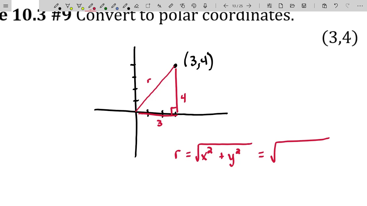 Polar Coordinates - Converting Ordered Pairs from Rectangular to Polar ...